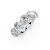 5.00ct Lab Grown 5 Stone Round Diamond Ring Platinum or 18ct Gold - The Montpellier Classic 5 Stone Ring