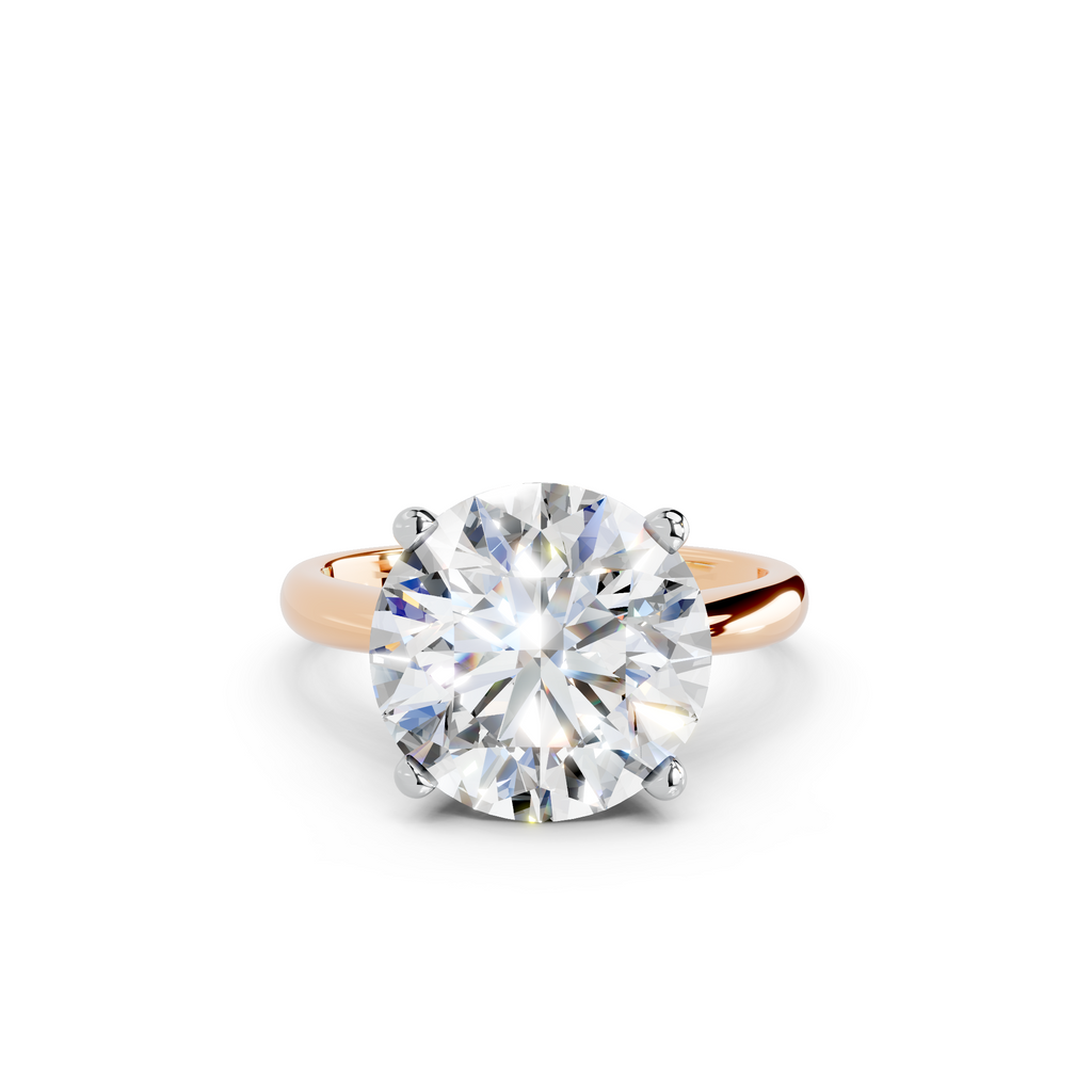 IGI 5.00ct Lab Grown Diamond Solitaire Engagement Ring - The Montpellier Tulip