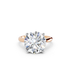 IGI 5.00ct Lab Grown Diamond Solitaire Engagement Ring - The Montpellier Tulip