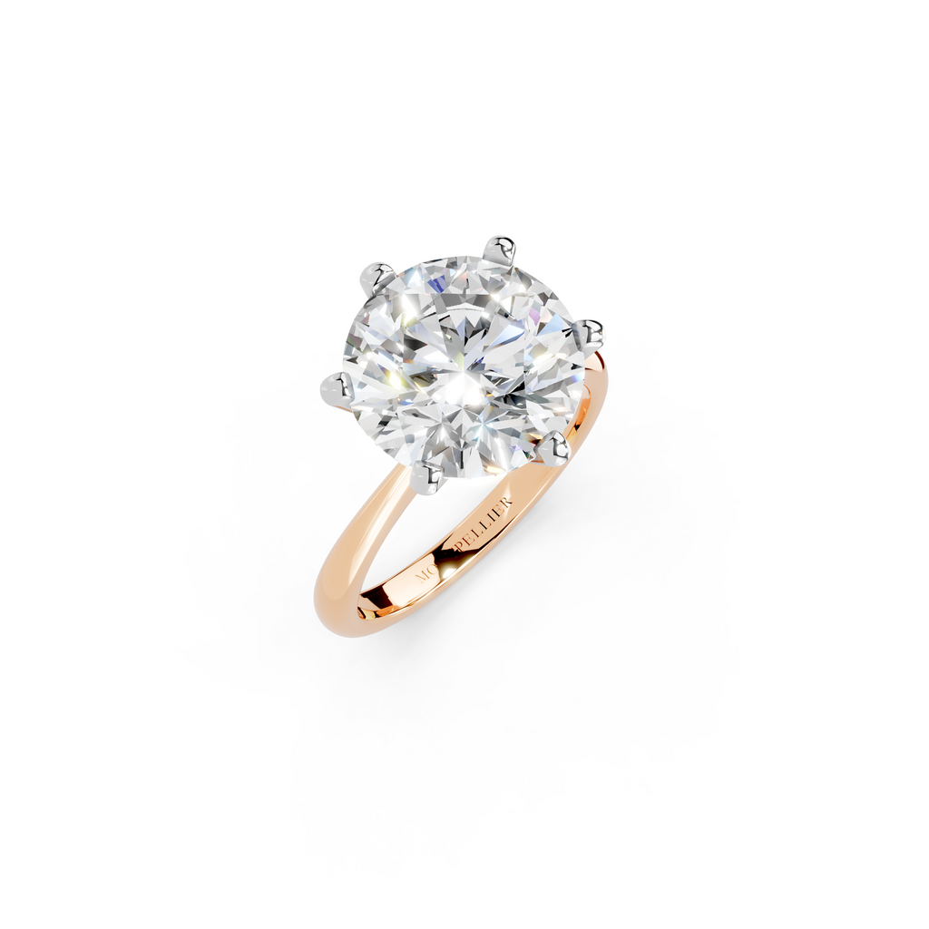 IGI 5.00ct Lab Grown Diamond Solitaire Engagement Ring - The Montpellier Classic 6 Claw