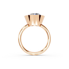 IGI 5.00ct Lab Grown Round Bezel Set Diamond Solitaire Engagement Ring Platinum or 18ct Gold