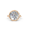 IGI 5.00ct Lab Grown Round Bezel Set Diamond Solitaire Engagement Ring Platinum or 18ct Gold