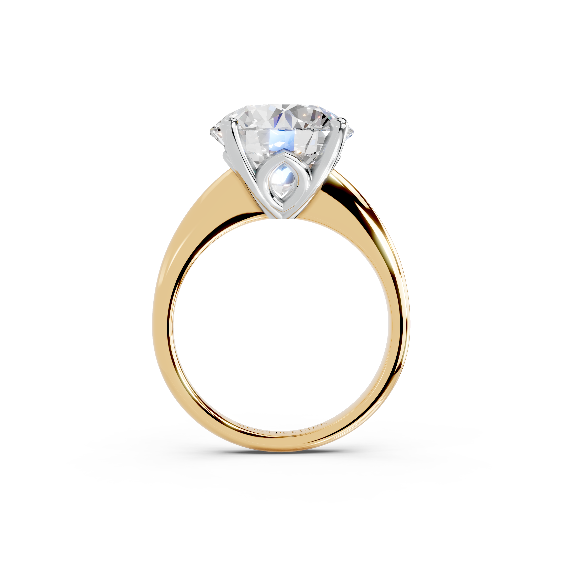 IGI 5.00ct Lab Grown Diamond Solitaire Engagement Ring - The Montpellier Tulip