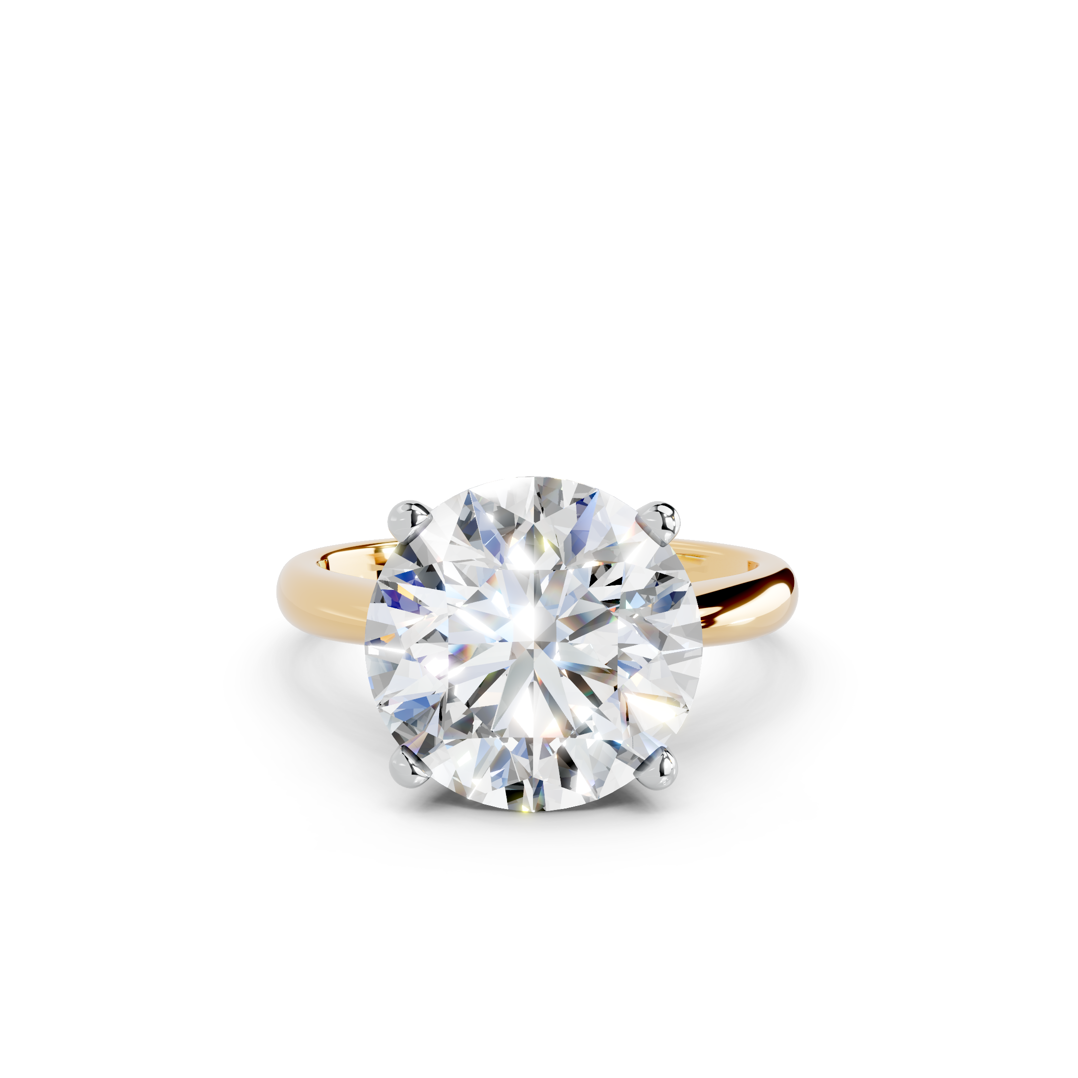 IGI 5.00ct Lab Grown Diamond Solitaire Engagement Ring - The Montpellier Tulip