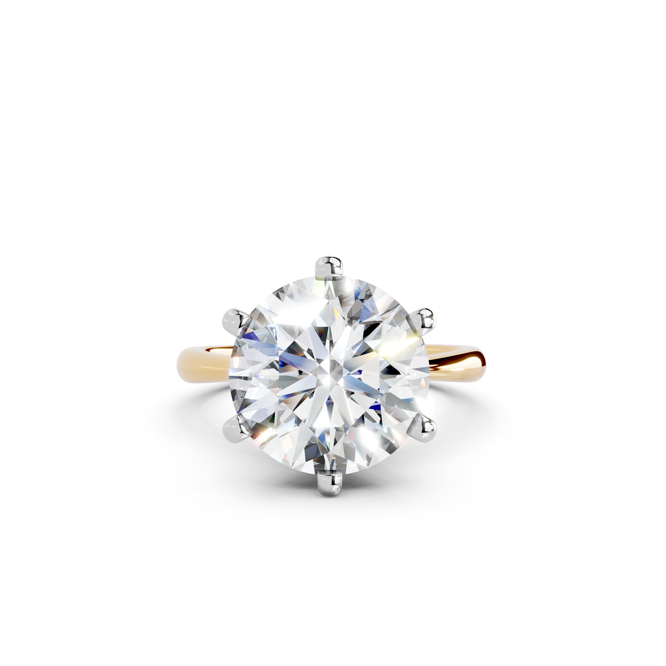IGI 5.00ct Lab Grown Diamond Solitaire Engagement Ring - The Montpellier Classic 6 Claw