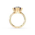 IGI 5.00ct Lab Grown Round Bezel Set Diamond Solitaire Engagement Ring Platinum or 18ct Gold