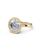 IGI 5.00ct Lab Grown Round Bezel Set Diamond Solitaire Engagement Ring Platinum or 18ct Gold