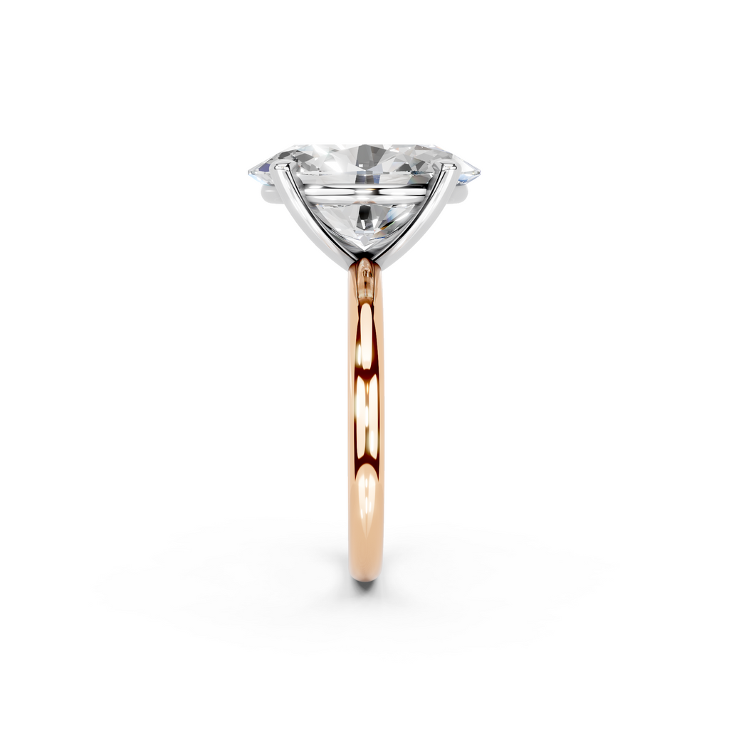 IGI 5.00ct Lab Grown Oval Diamond Solitaire Engagement Ring Platinum or 18ct Gold - The Montpellier Classic Oval