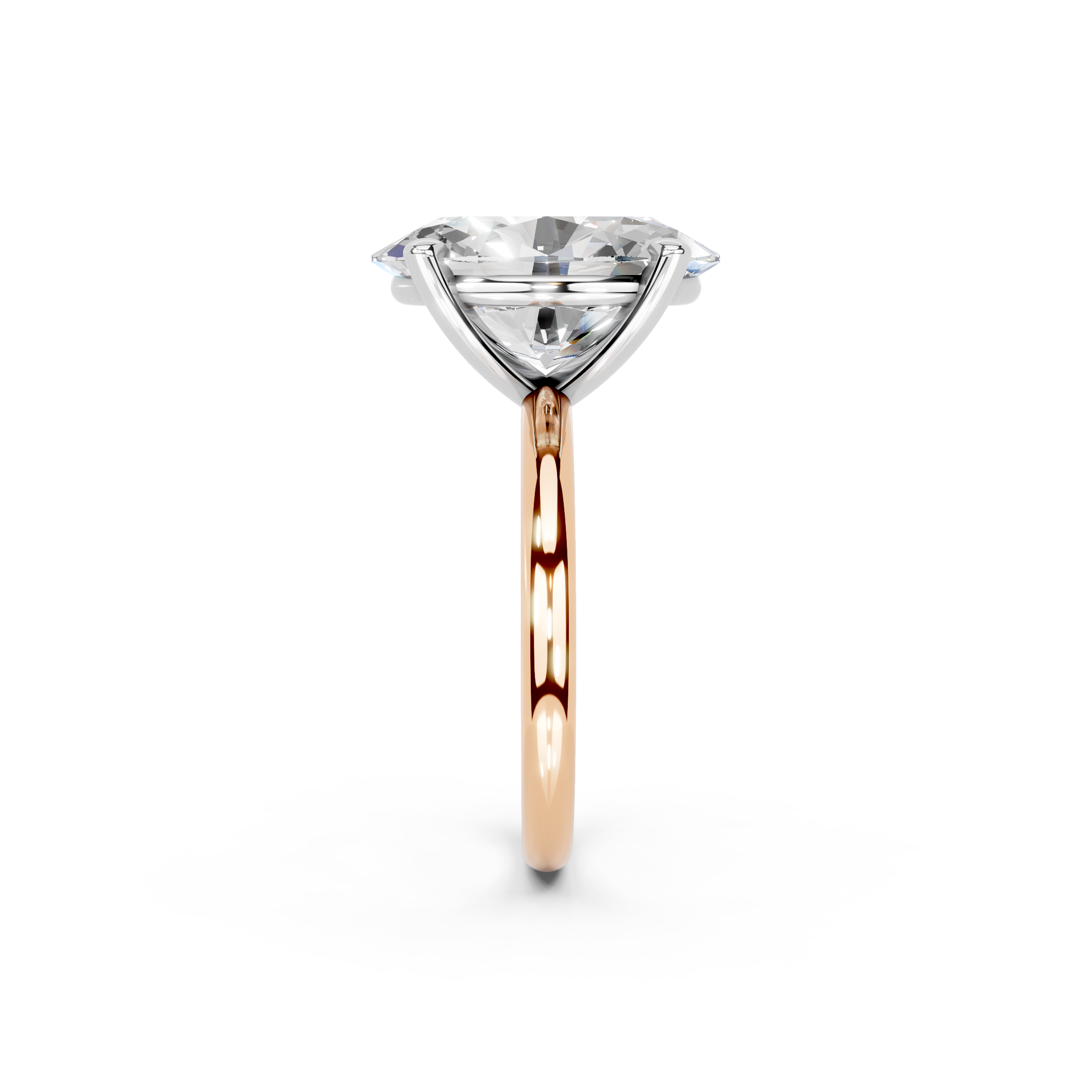 IGI 5.00ct Lab Grown Oval Diamond Solitaire Engagement Ring Platinum or 18ct Gold - The Montpellier Classic Oval