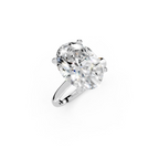 IGI 5.00ct Lab Grown Oval Diamond Solitaire Engagement Ring Platinum or 18ct Gold - The Montpellier Classic Oval