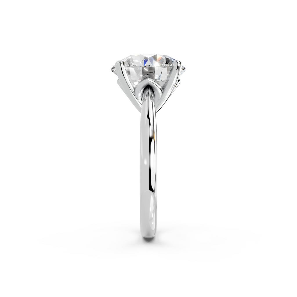 IGI 5.00ct Lab Grown Diamond Solitaire Engagement Ring - The Montpellier Tulip