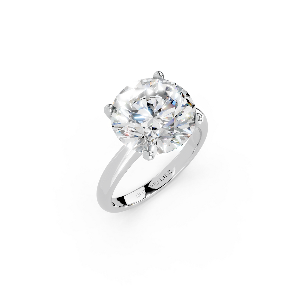 IGI 5.00ct Lab Grown Diamond Solitaire Engagement Ring - The Montpellier Tulip
