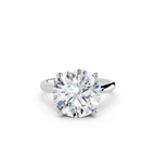 IGI 5.00ct Lab Grown Diamond Solitaire Engagement Ring - The Montpellier Tulip