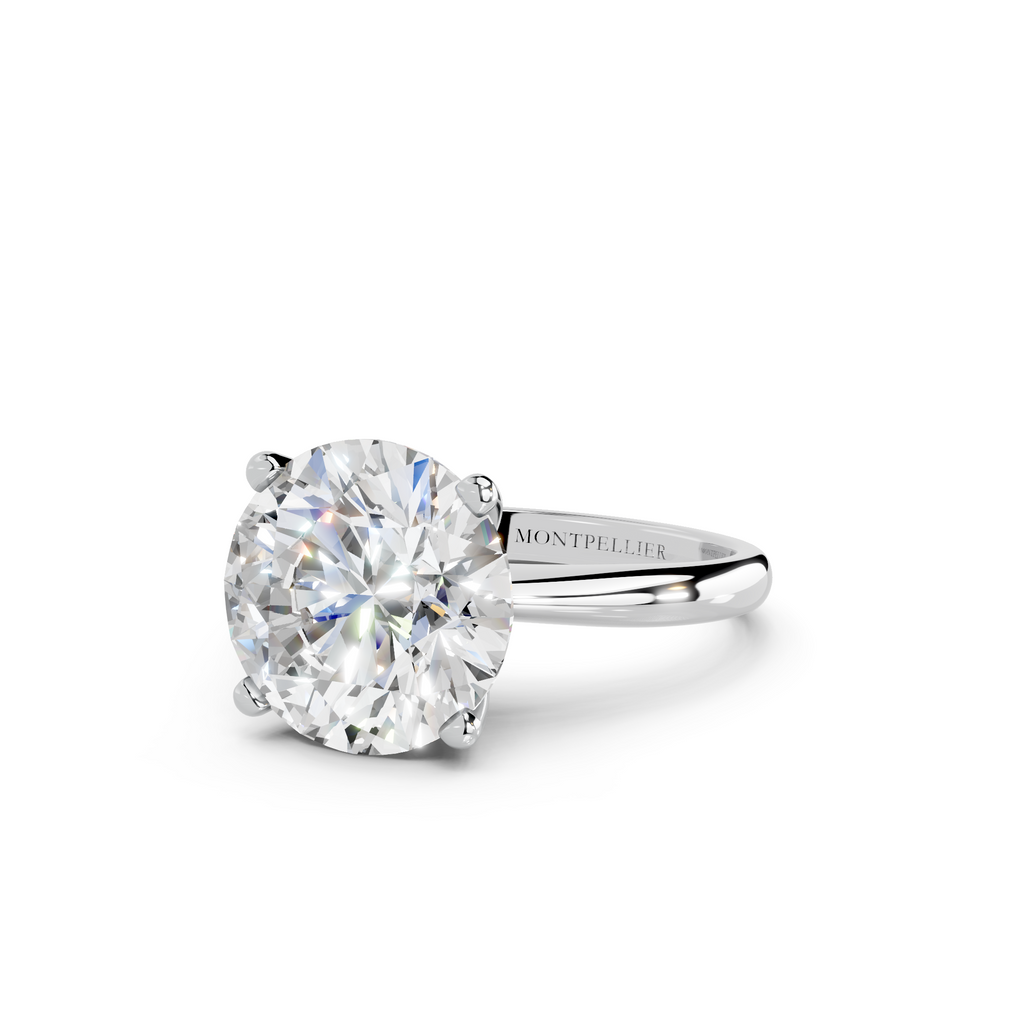 IGI 5.00ct Lab Grown Diamond Solitaire Engagement Ring - The Montpellier Tulip