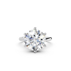 IGI 5.00ct Lab Grown Diamond Solitaire Engagement Ring - The Montpellier Classic 6 Claw