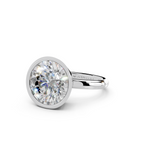 IGI 5.00ct Lab Grown Round Bezel Set Diamond Solitaire Engagement Ring Platinum or 18ct Gold