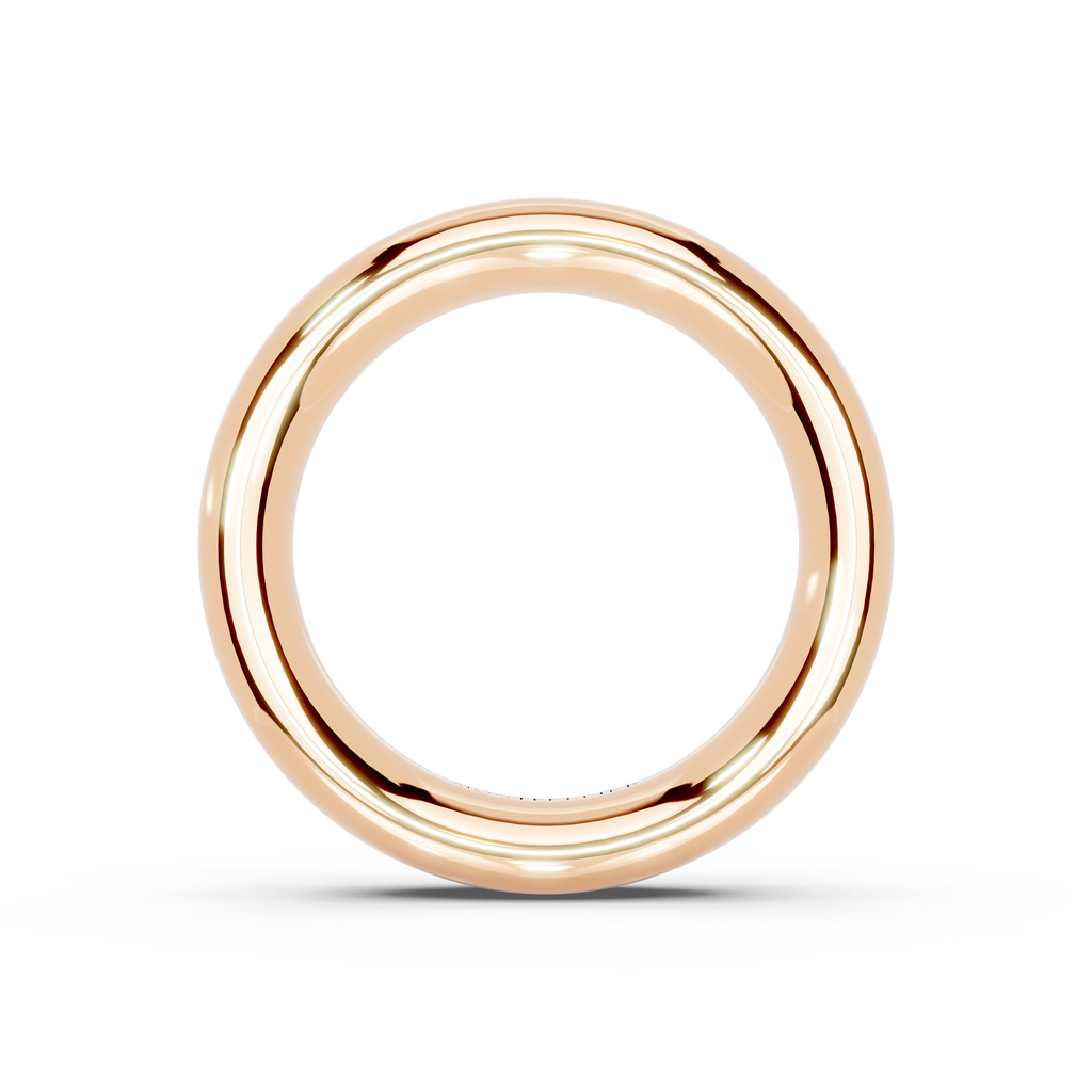 5.0mm Montpellier Fibonacci Wedding Band Platinum or 18ct Gold
