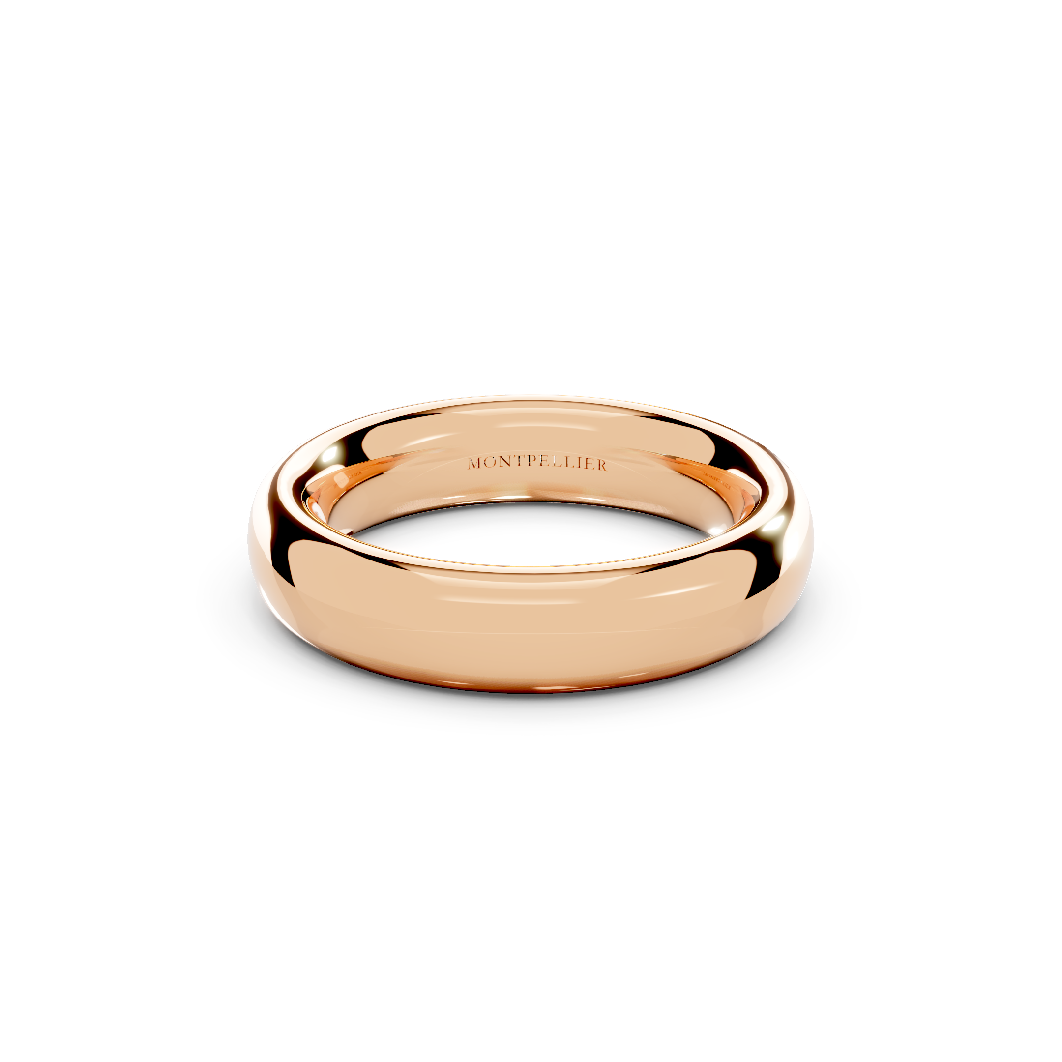 5.0mm Montpellier Fibonacci Wedding Band Platinum or 18ct Gold