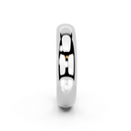 5.0mm Montpellier Fibonacci Wedding Band Platinum or 18ct Gold