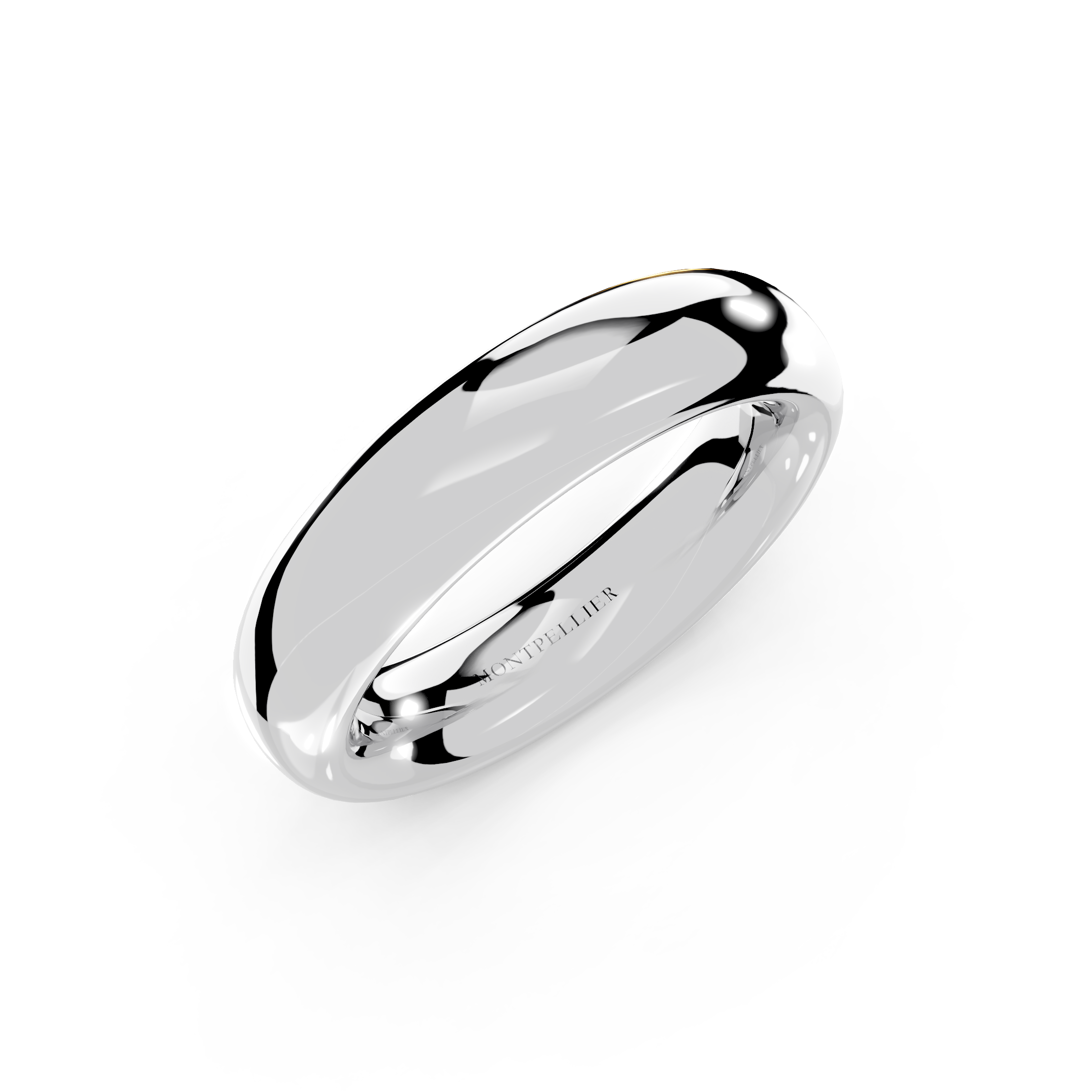 5.0mm Montpellier Fibonacci Wedding Band Platinum or 18ct Gold