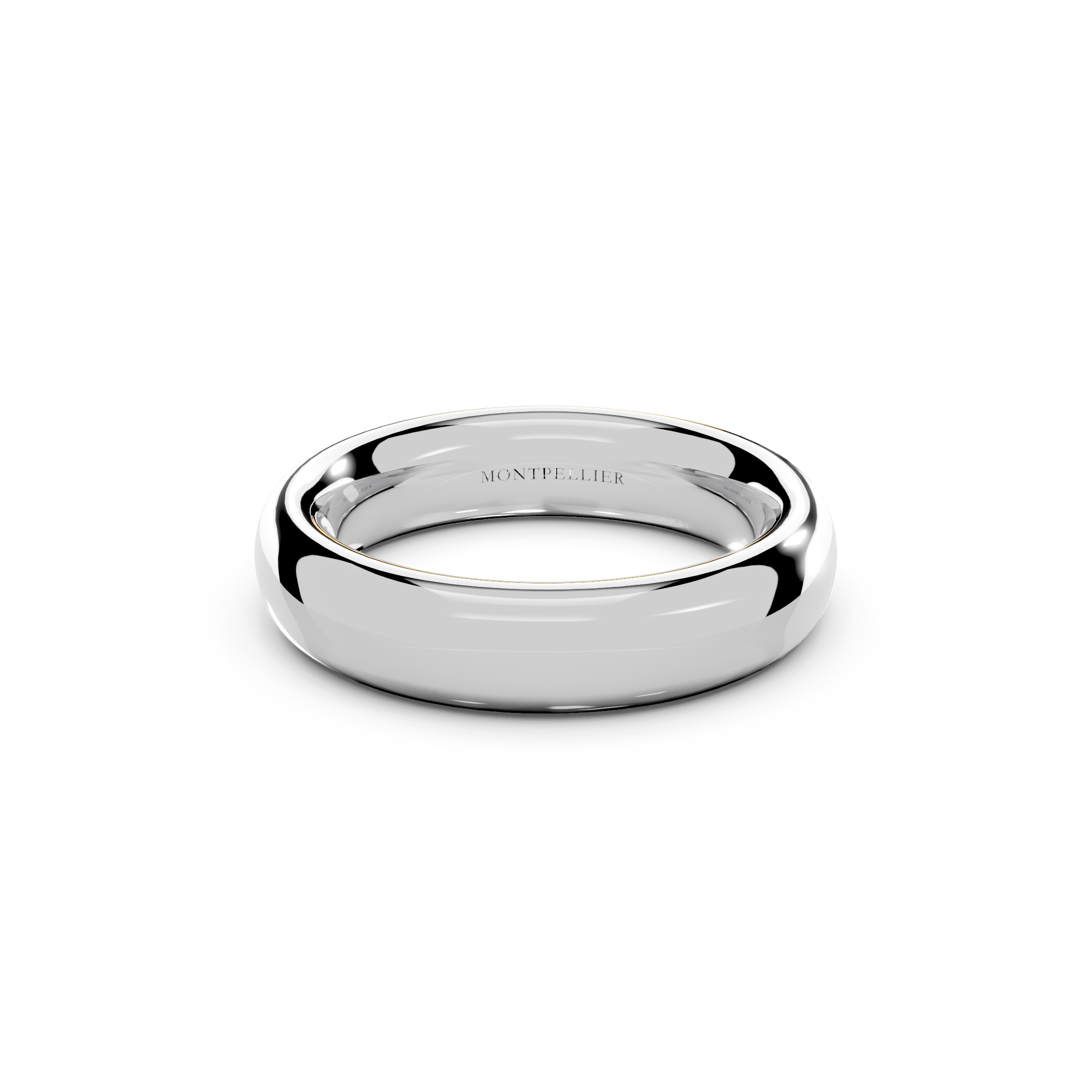 5.0mm Montpellier Fibonacci Wedding Band Platinum or 18ct Gold
