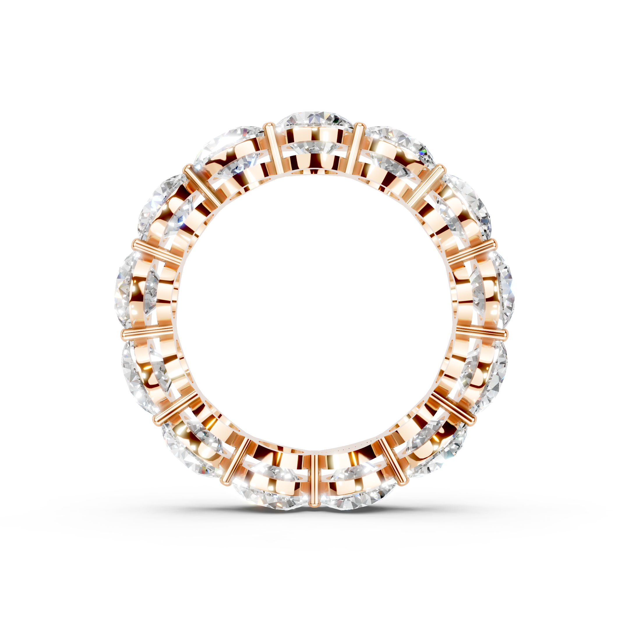 The Full Monty 6.50ct Lab Diamond Grown Eternity Ring Platinum or 18ct Gold