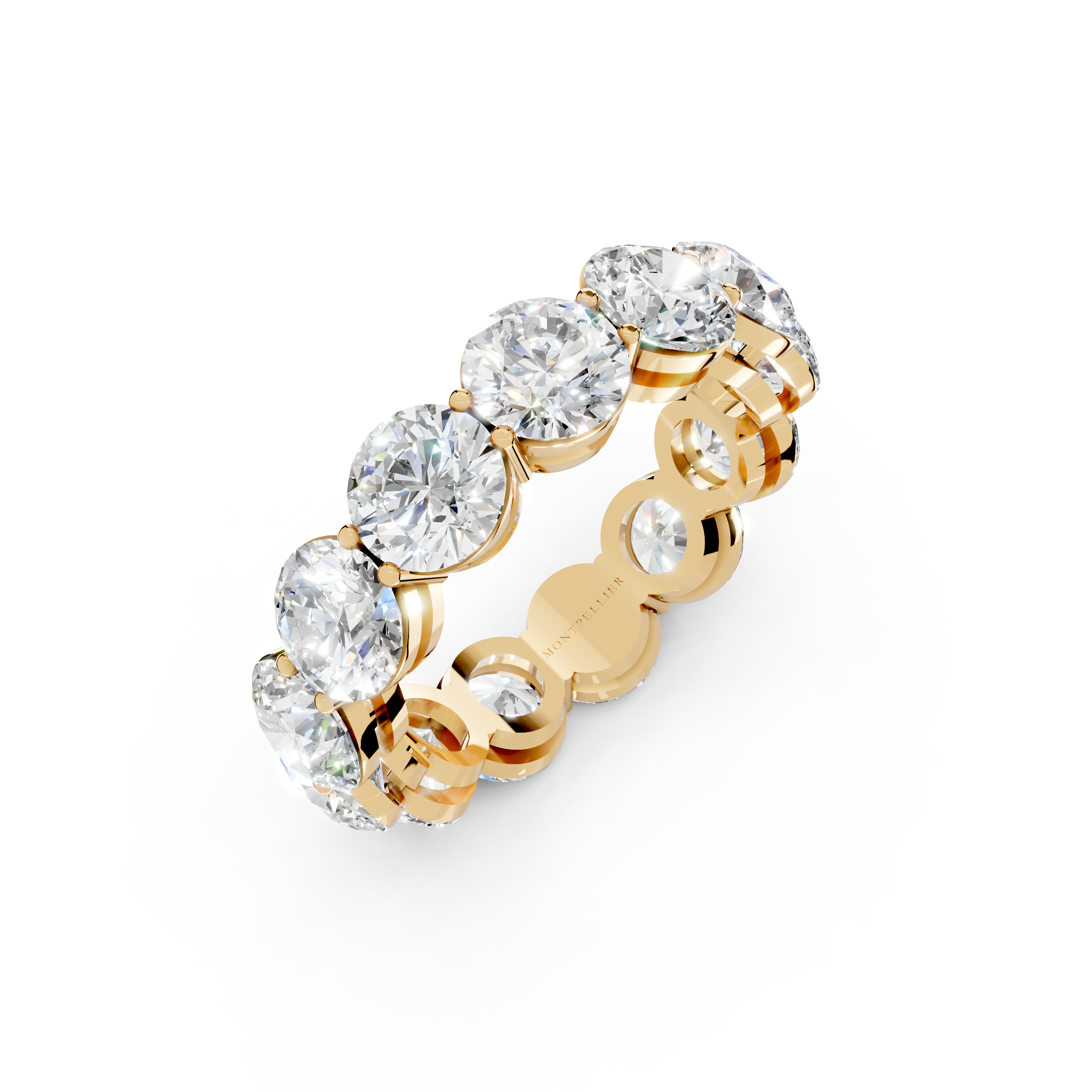 The Full Monty 6.50ct Lab Diamond Grown Eternity Ring Platinum or 18ct Gold