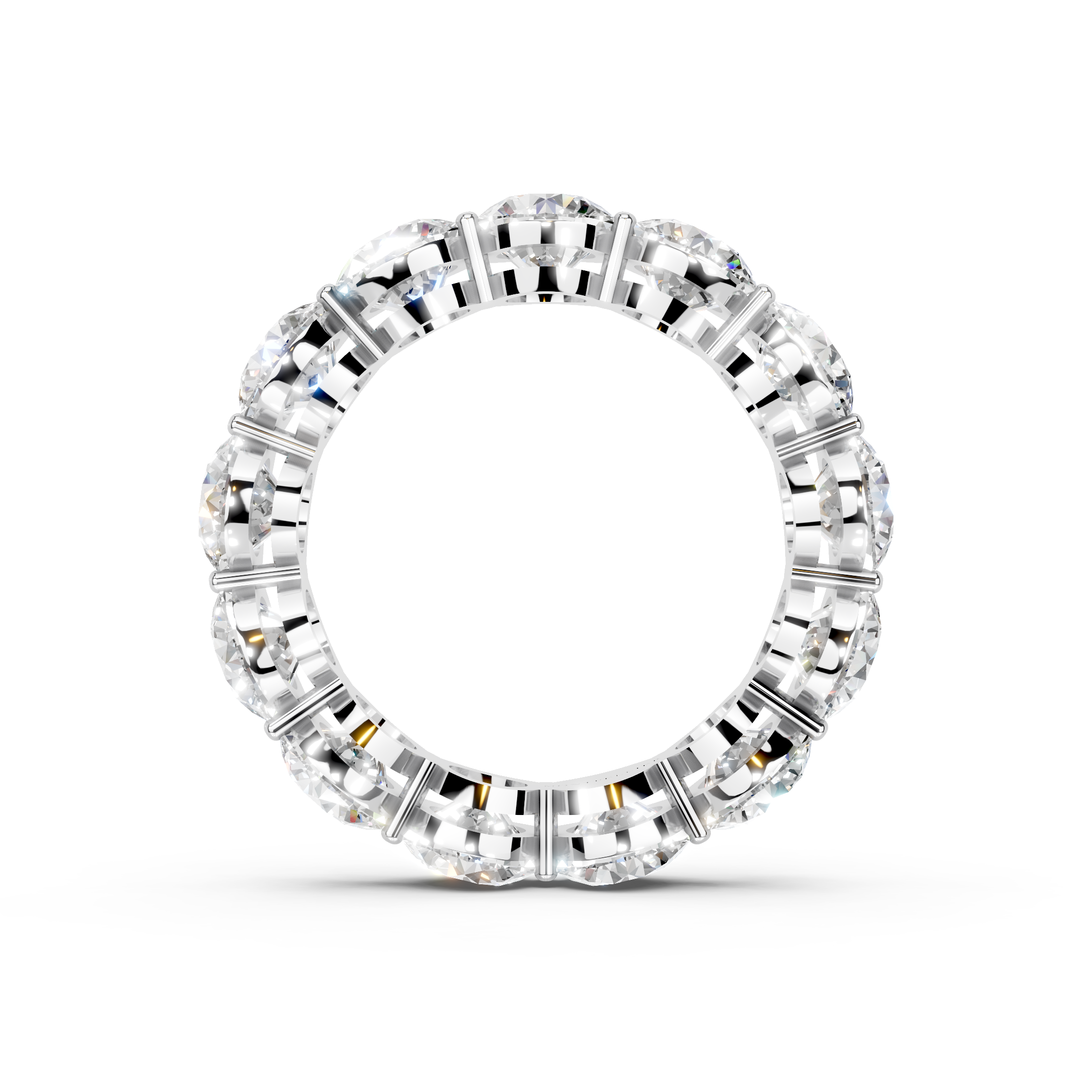 The Full Monty 6.50ct Lab Diamond Grown Eternity Ring Platinum or 18ct Gold