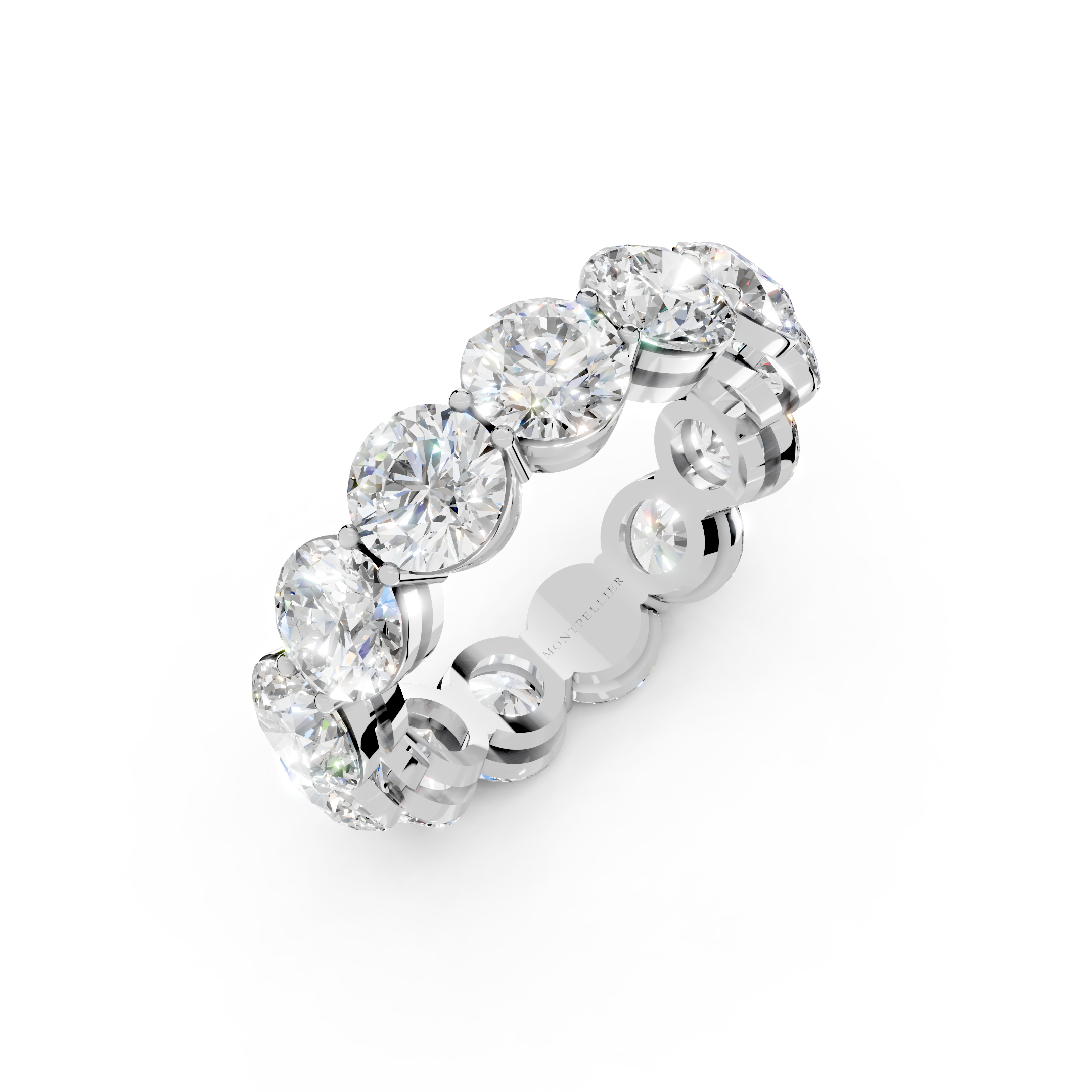 The Full Monty 6.50ct Lab Diamond Grown Eternity Ring Platinum or 18ct Gold