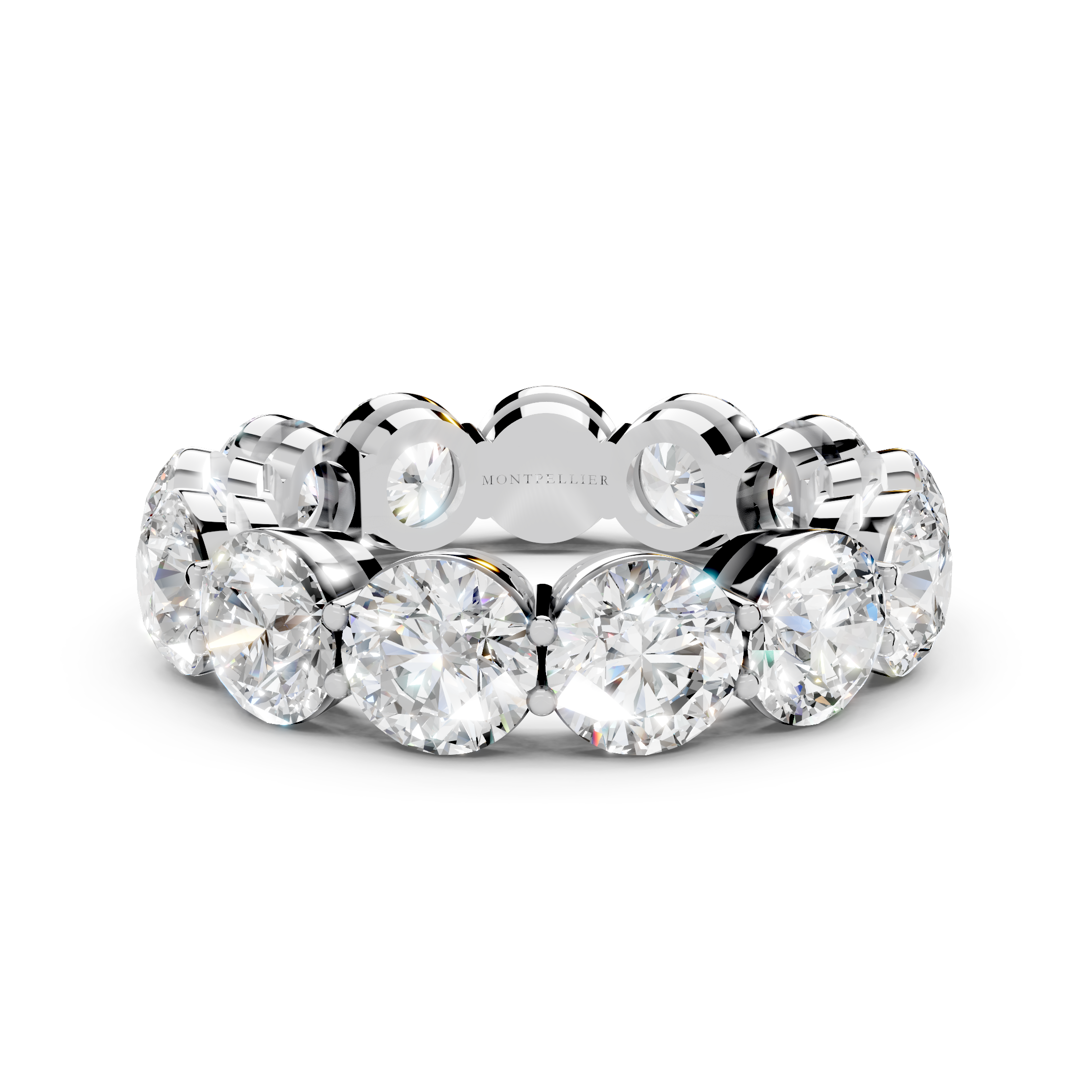 The Full Monty 6.50ct Lab Diamond Grown Eternity Ring Platinum or 18ct Gold
