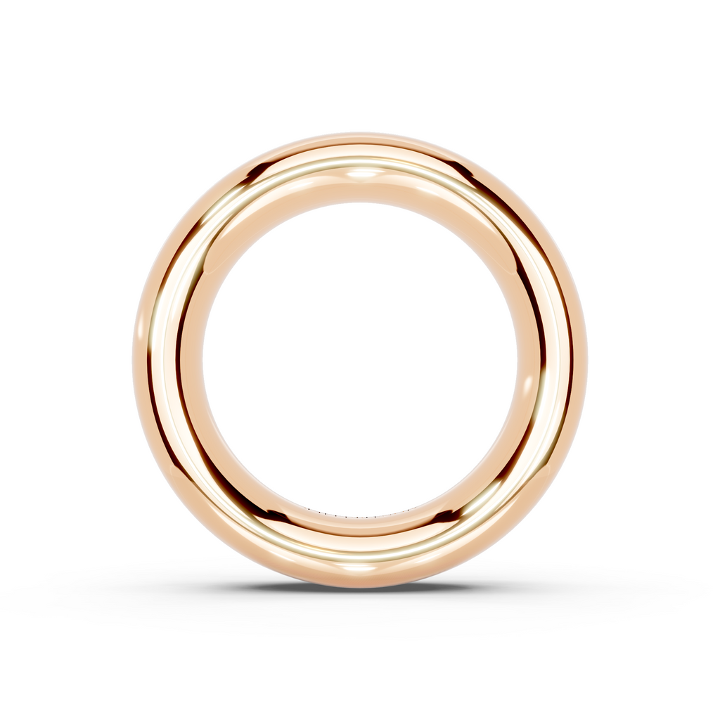 6.0mm Montpellier Fibonacci Wedding Band Platinum or 18ct Gold