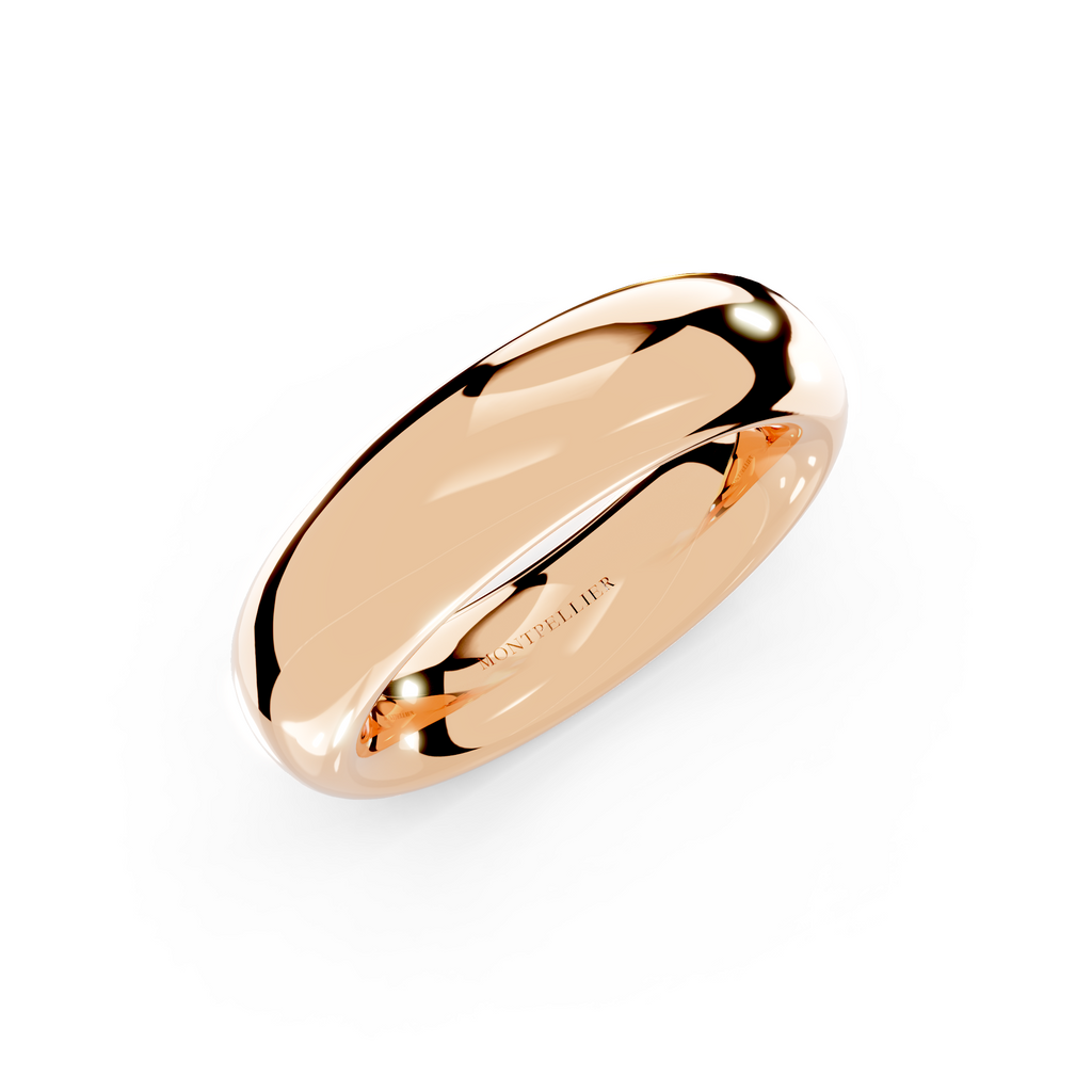 6.0mm Montpellier Fibonacci Wedding Band Platinum or 18ct Gold