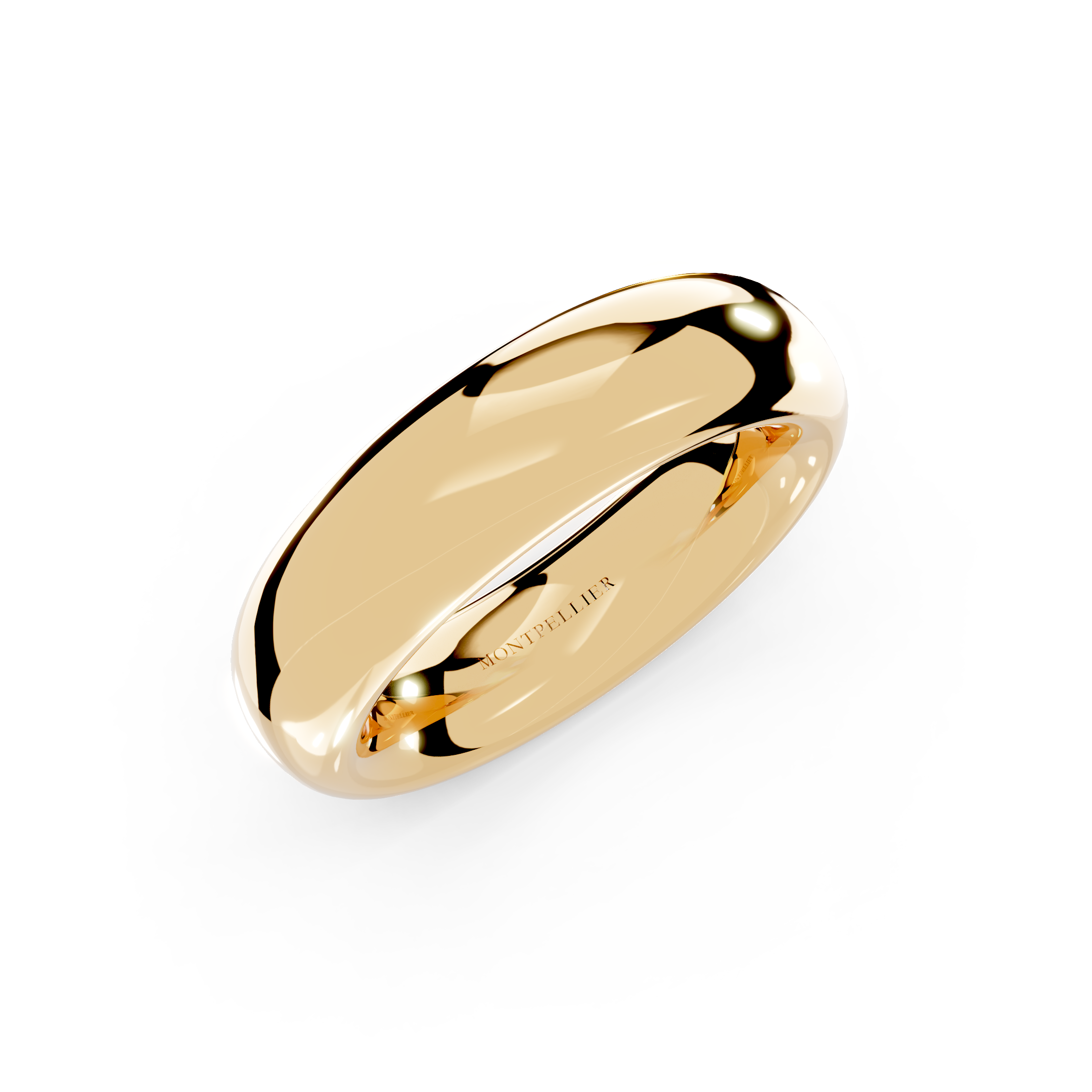 6.0mm Montpellier Fibonacci Wedding Band Platinum or 18ct Gold