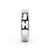 6.0mm Montpellier Fibonacci Wedding Band Platinum or 18ct Gold