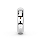 6.0mm Montpellier Fibonacci Wedding Band Platinum or 18ct Gold
