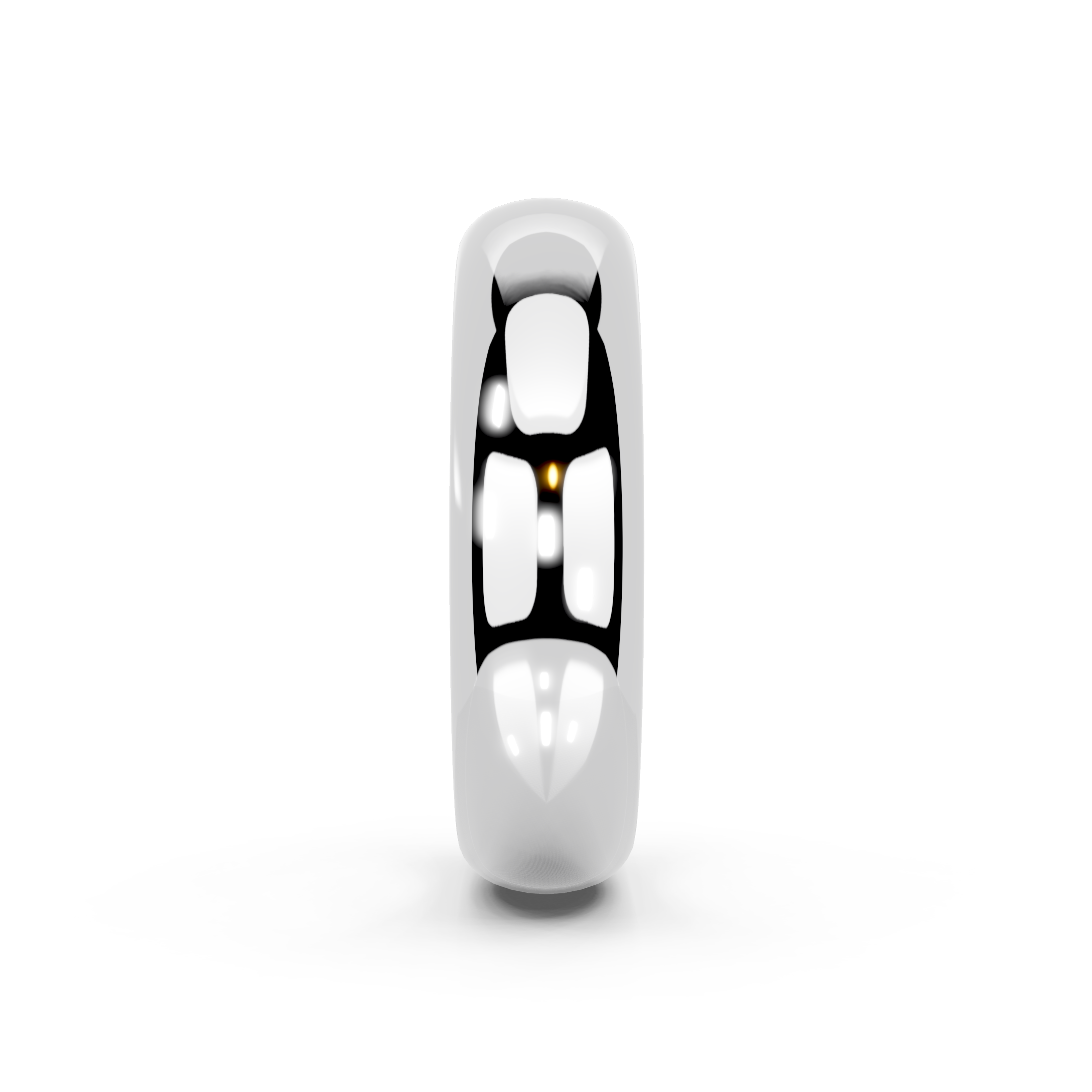 6.0mm Montpellier Fibonacci Wedding Band Platinum or 18ct Gold