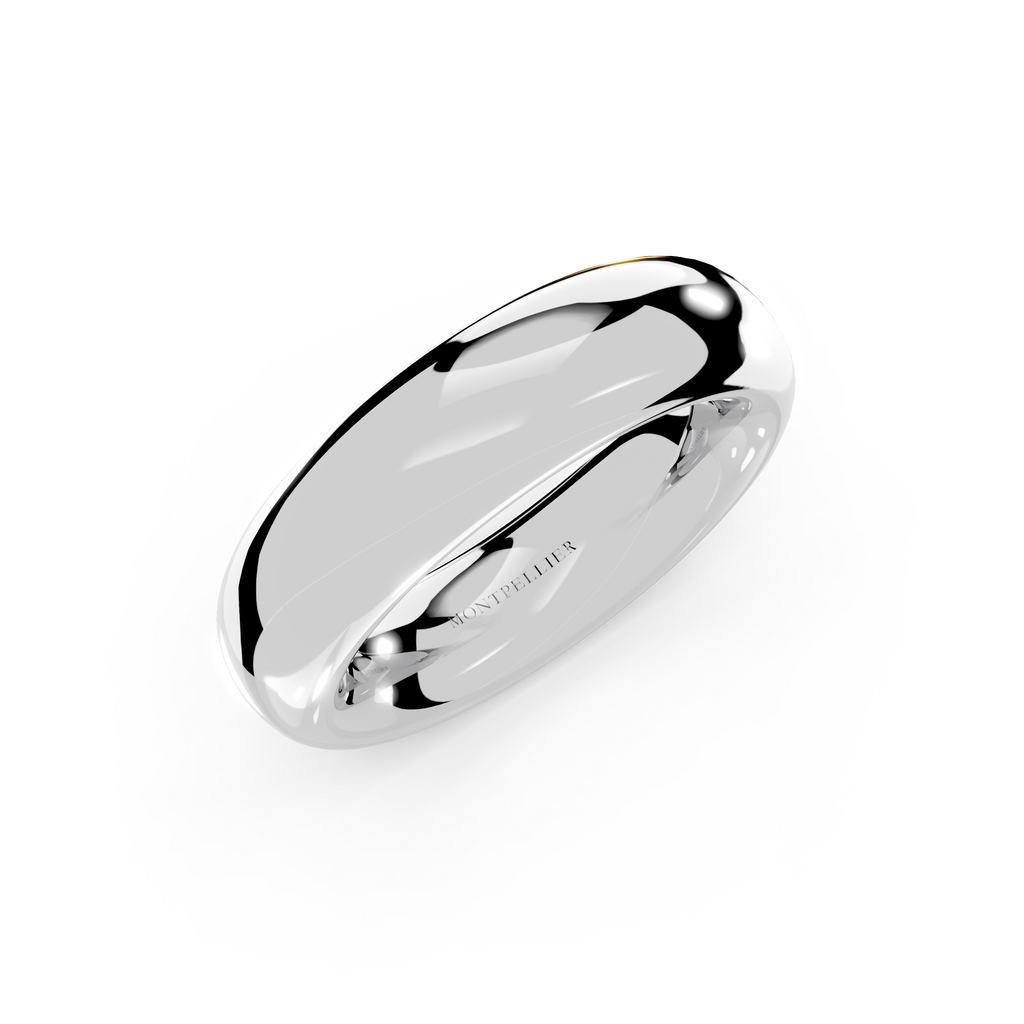6.0mm Montpellier Fibonacci Wedding Band Platinum or 18ct Gold