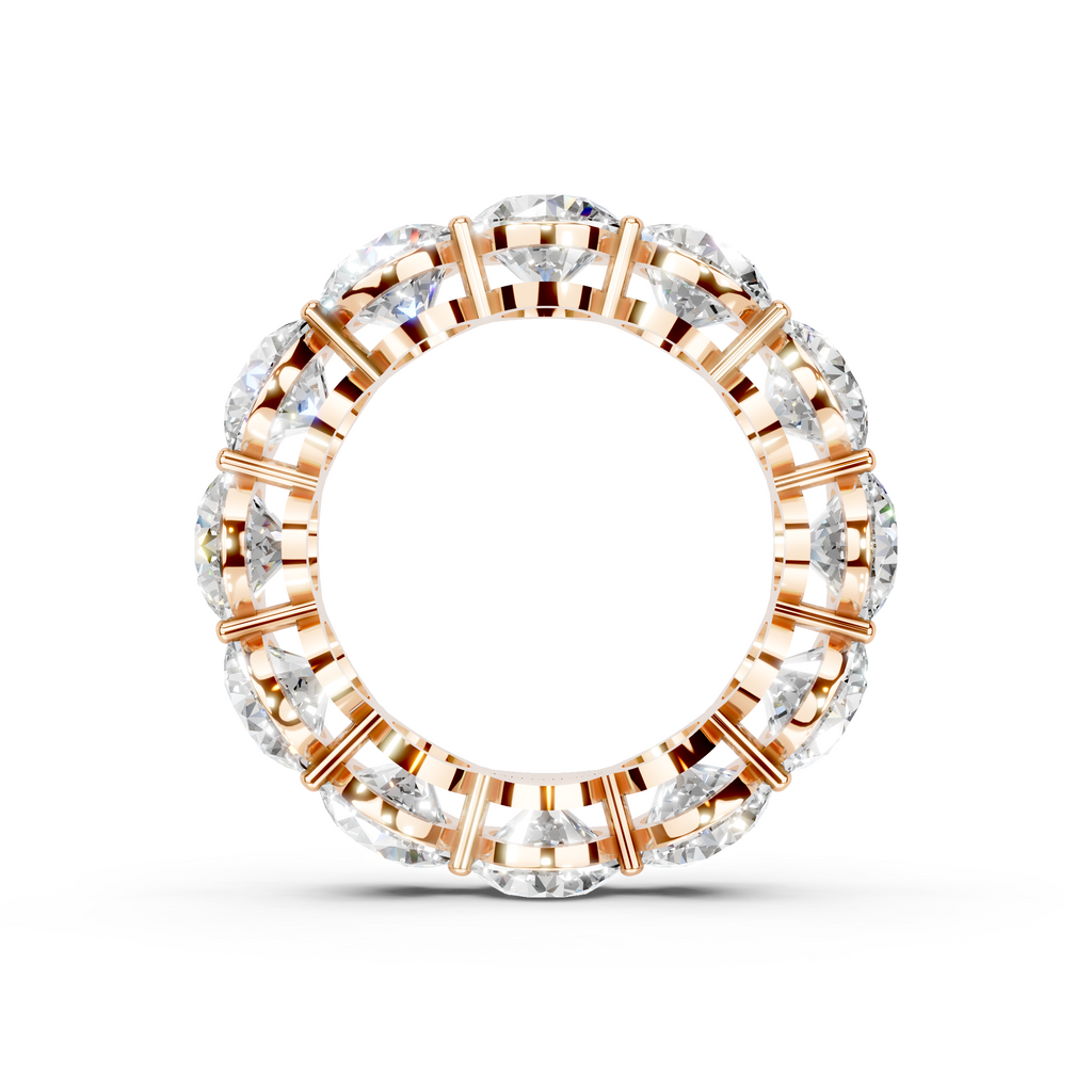 The Full Monty 8.75ct Lab Diamond Grown Eternity Ring Platinum or 18ct Gold