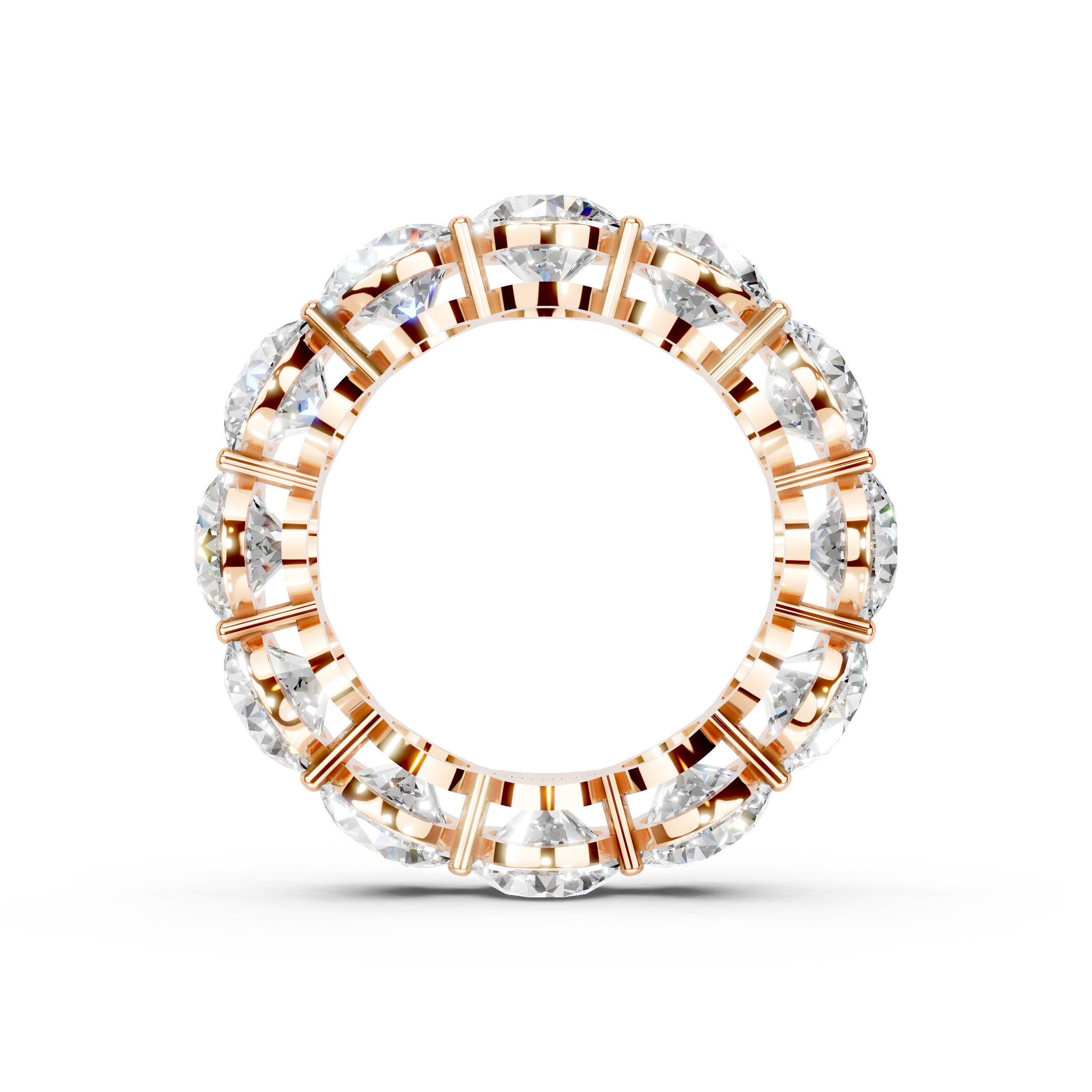 The Full Monty 8.75ct Lab Diamond Grown Eternity Ring Platinum or 18ct Gold