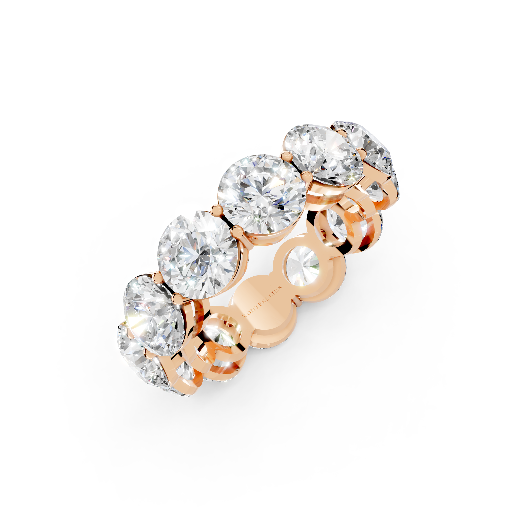 The Full Monty 8.75ct Lab Diamond Grown Eternity Ring Platinum or 18ct Gold