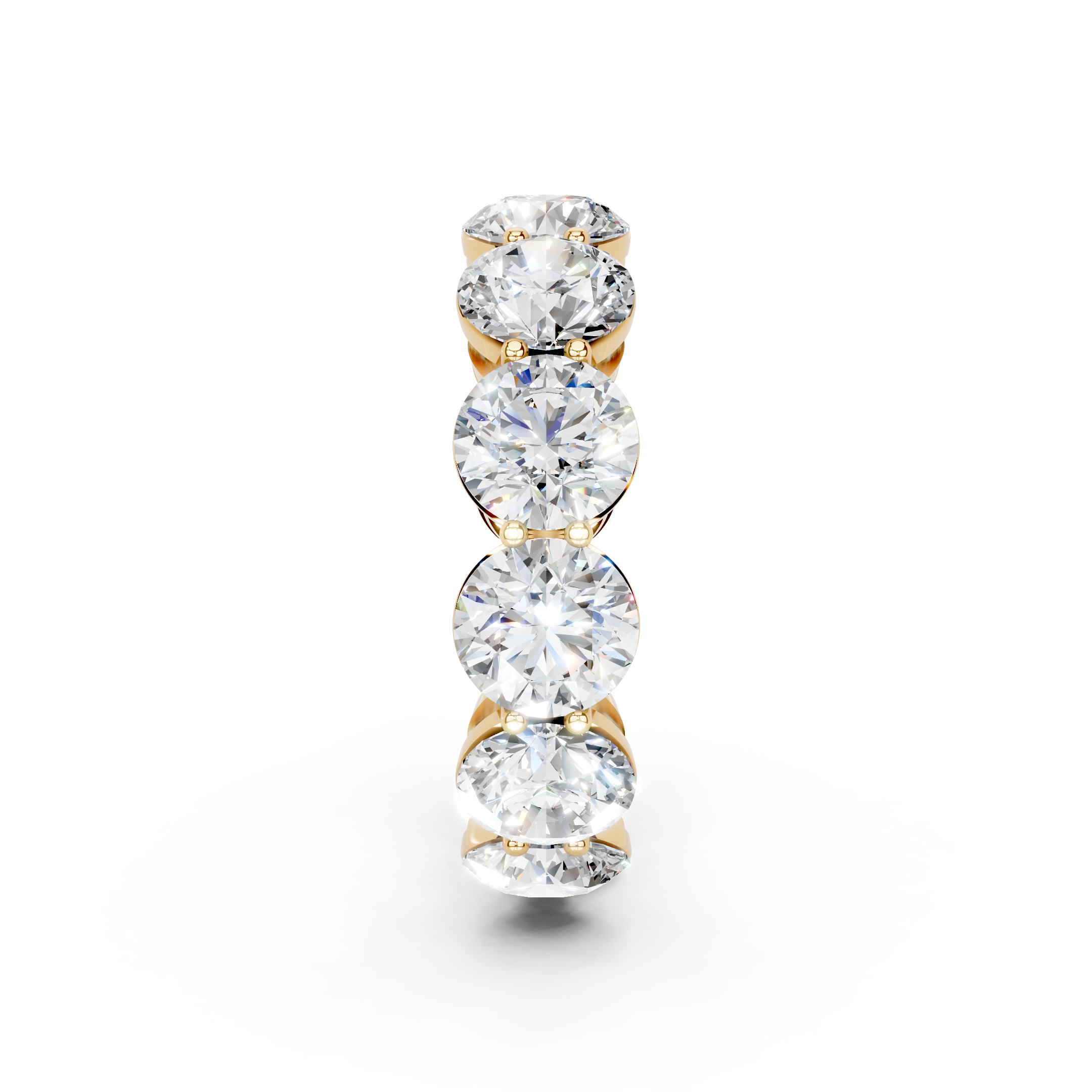 The Full Monty 8.75ct Lab Diamond Grown Eternity Ring Platinum or 18ct Gold