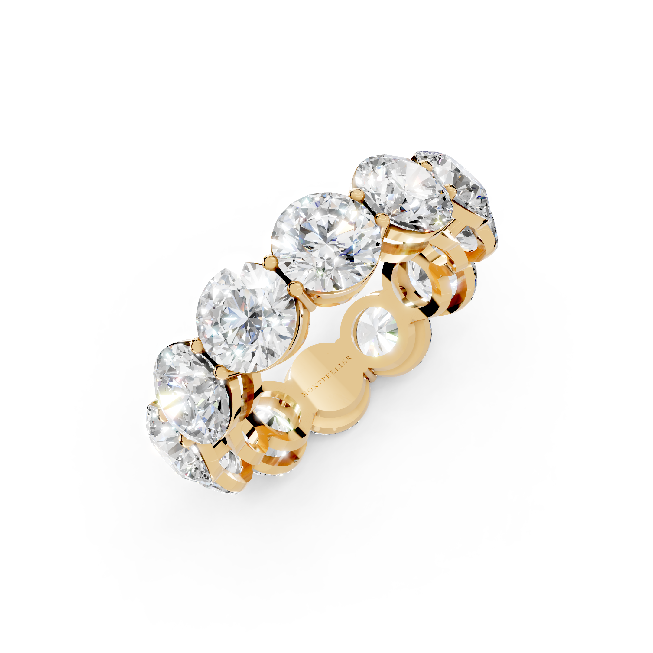 The Full Monty 8.75ct Lab Diamond Grown Eternity Ring Platinum or 18ct Gold