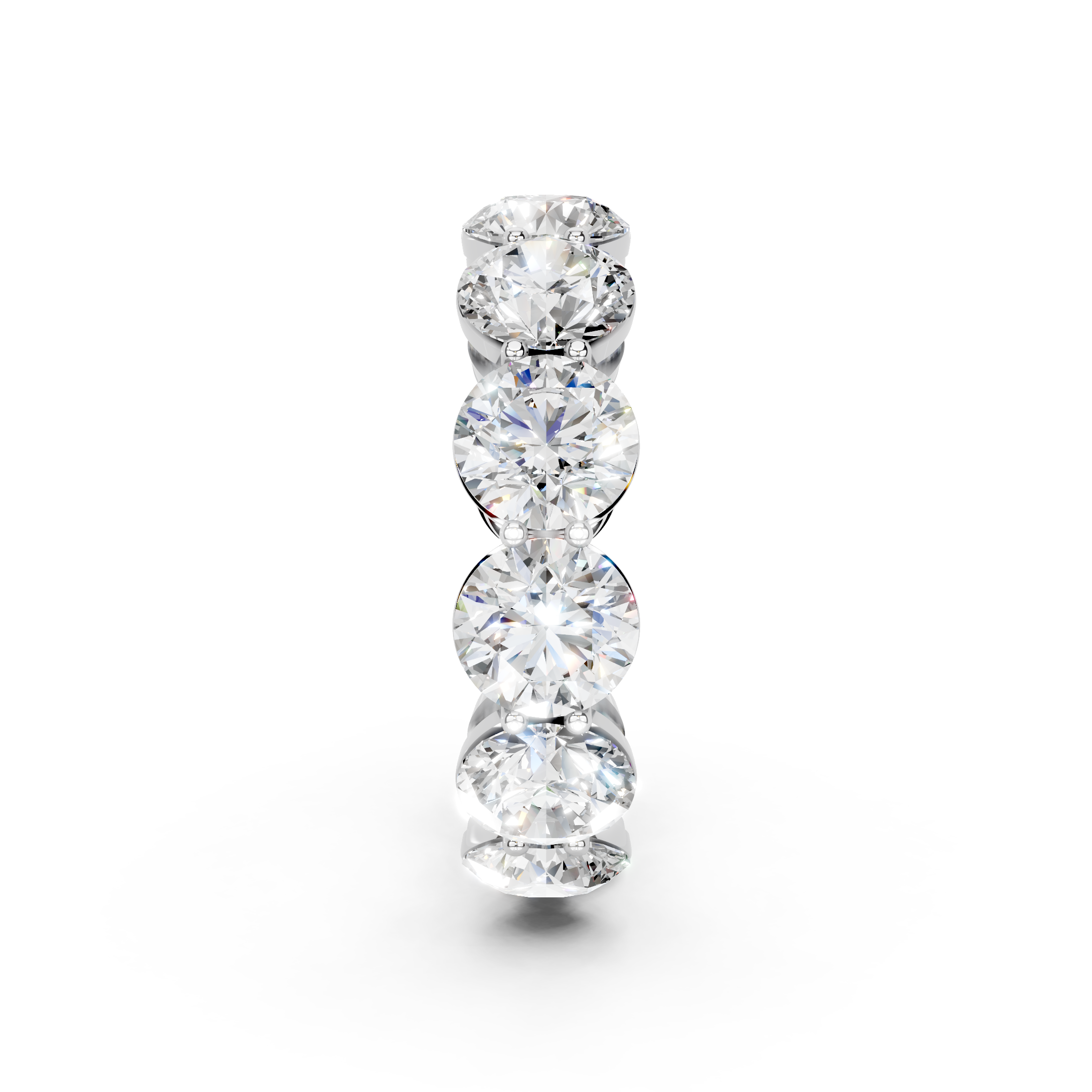 The Full Monty 8.75ct Lab Diamond Grown Eternity Ring Platinum or 18ct Gold