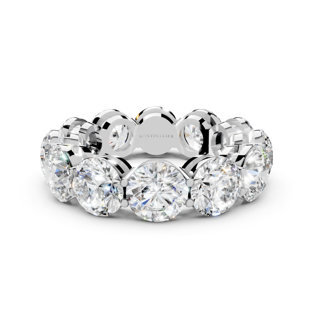 The Full Monty 8.75ct Lab Diamond Grown Eternity Ring Platinum or 18ct Gold