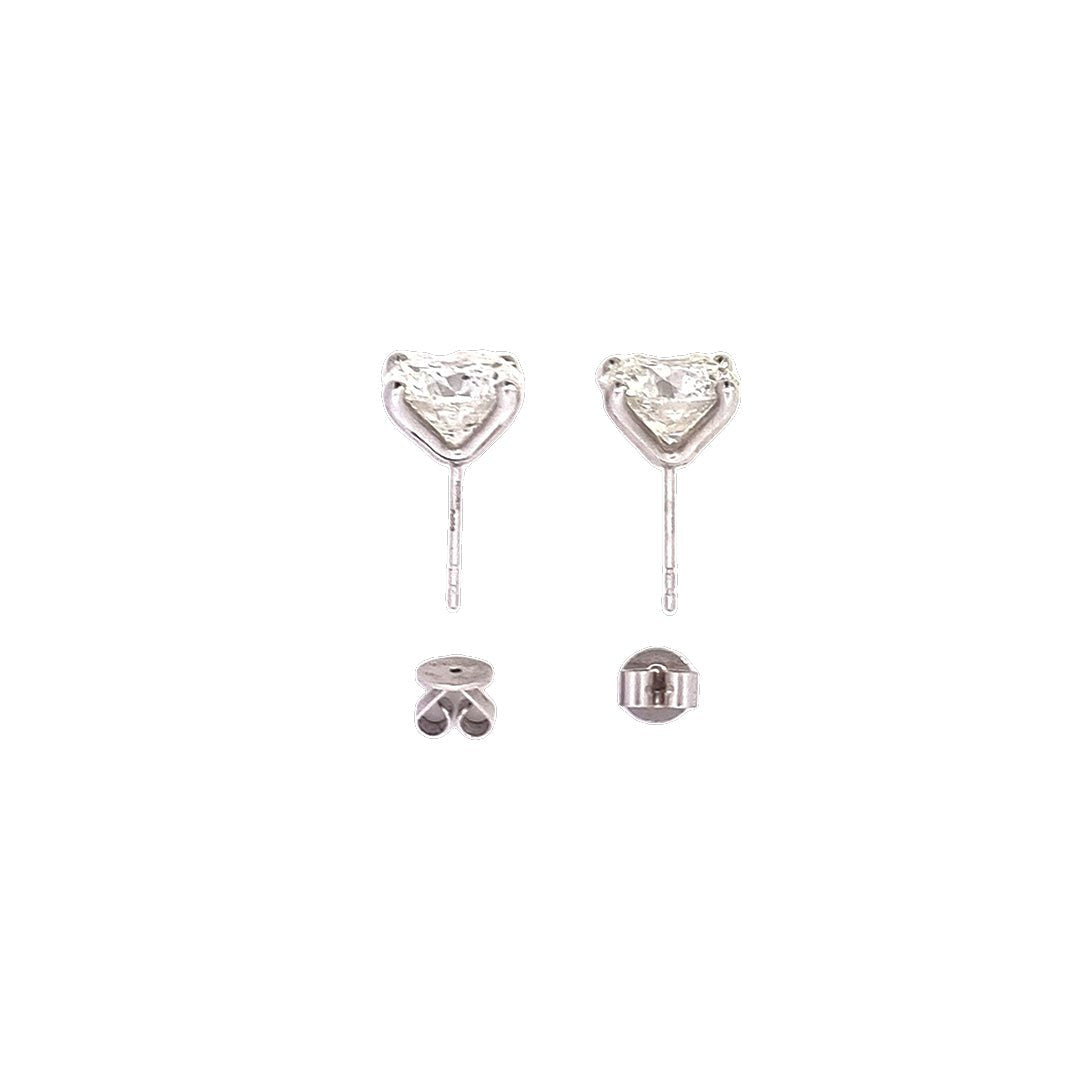 10.03ct Diamond Stud Earrings Set In Platinum - Montpellier Jewellers
