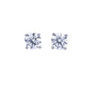 IGI 4.04ct D/VS2 LAB Diamond Stud Earrings Set In Platinum