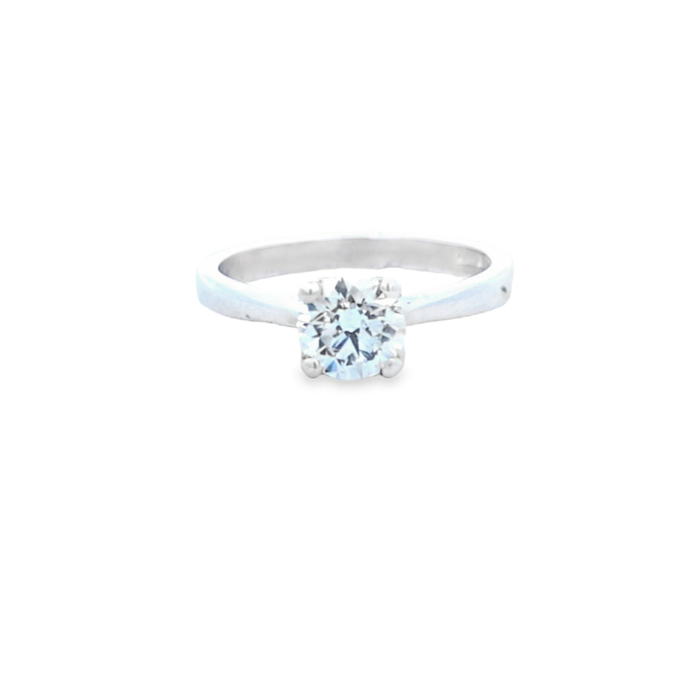 IGI 1.01ct D/VS2 LAB Diamond Solitaire set in Silver