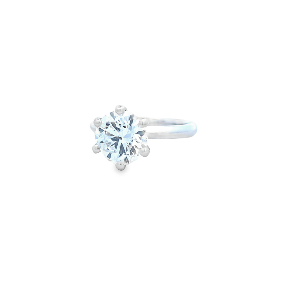 IGI 3.03ct D/VVS2 LAB Diamond Solitaire set in Platinum