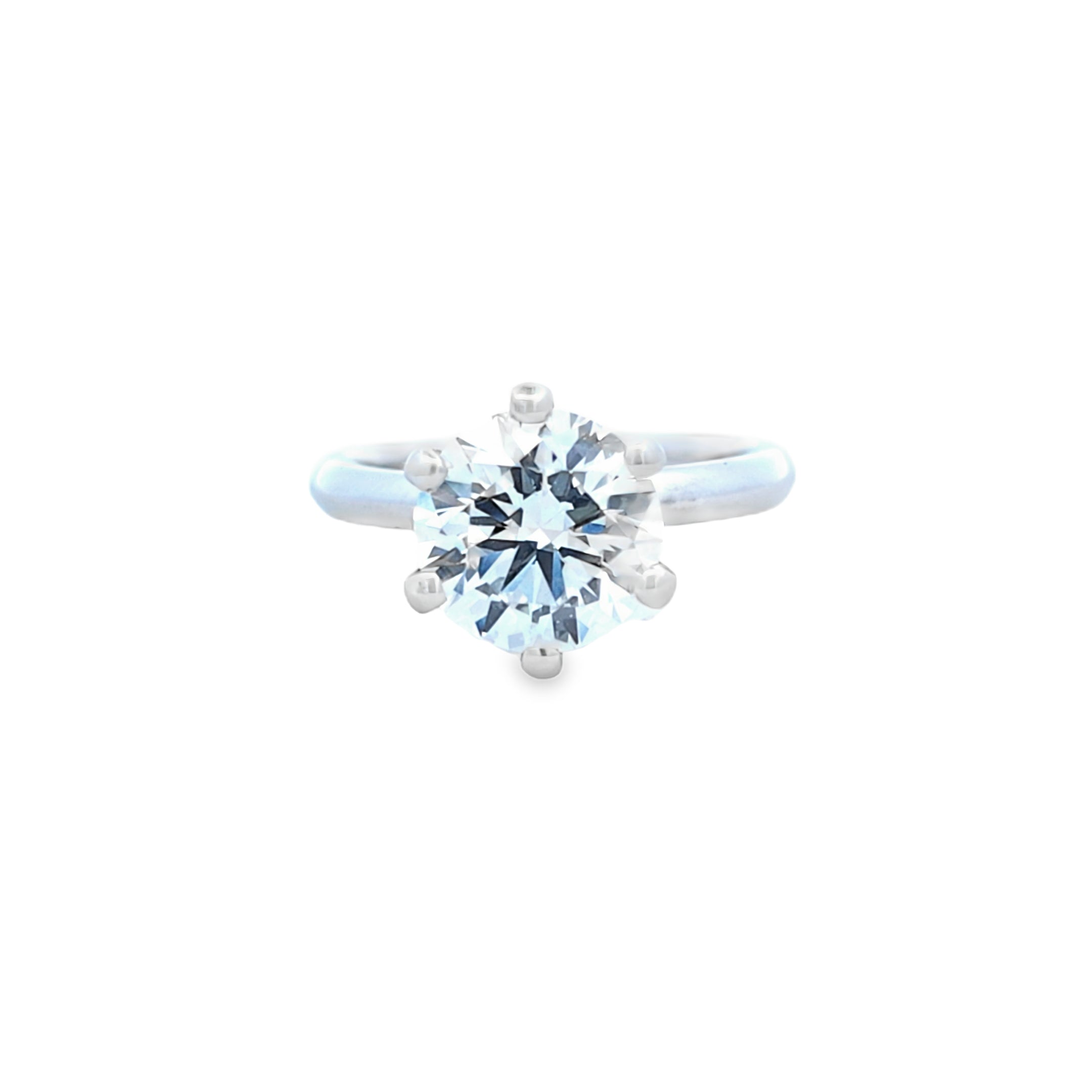 IGI 3.03ct D/VVS2 LAB Diamond Solitaire set in Platinum