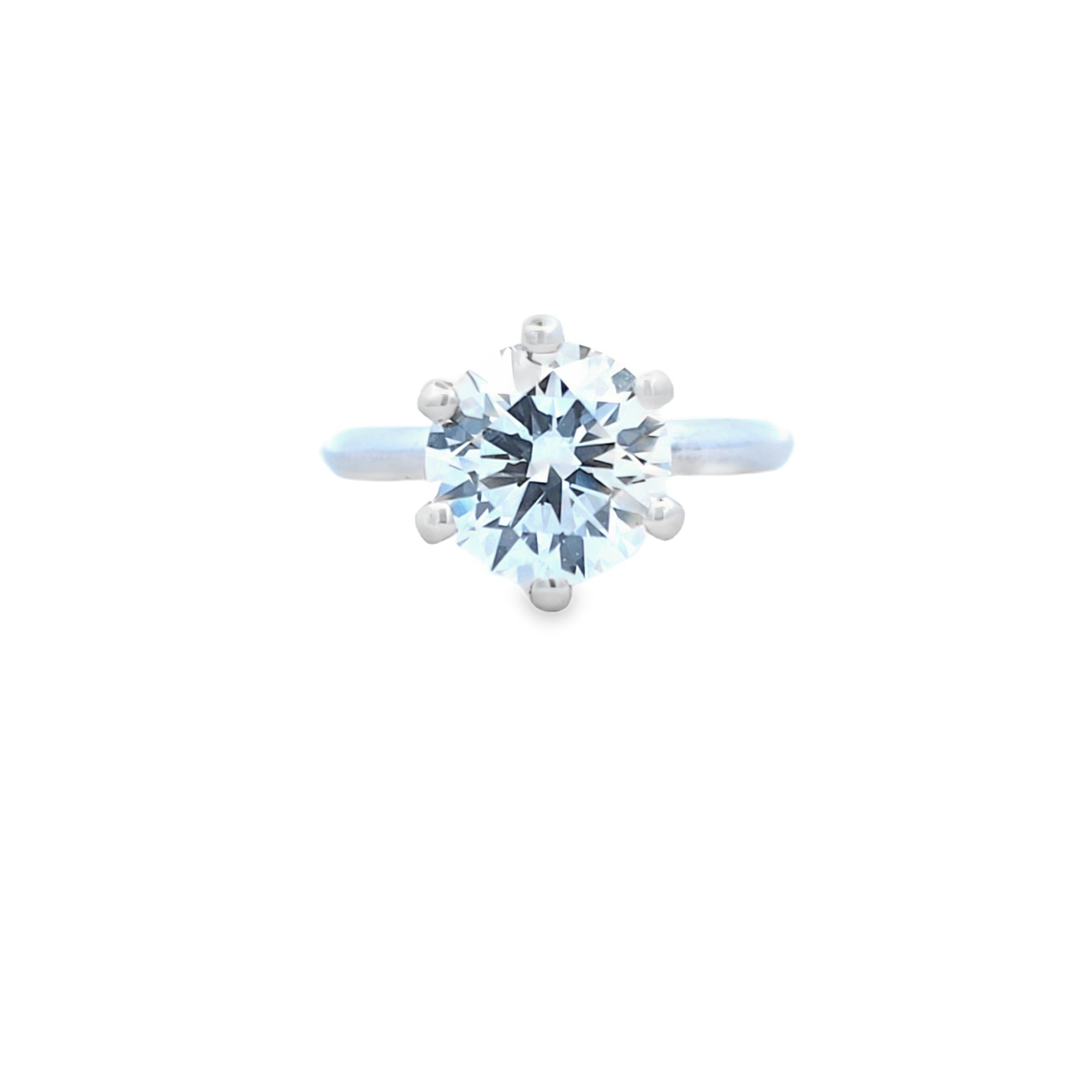 IGI 3.03ct D/VVS2 LAB Diamond Solitaire set in Platinum